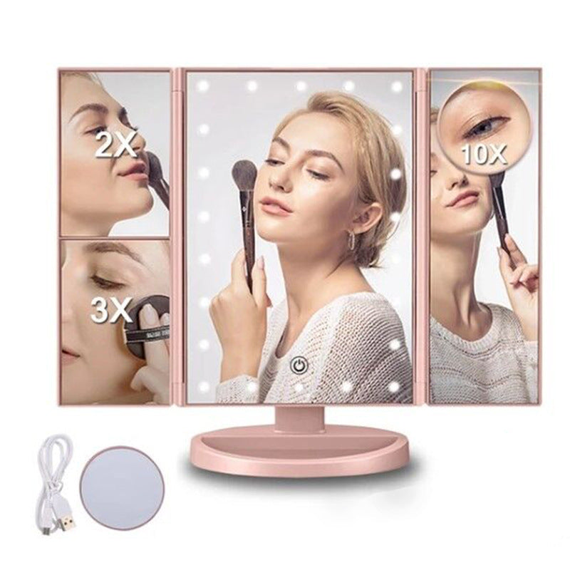 3 Sided Foldable Mirror