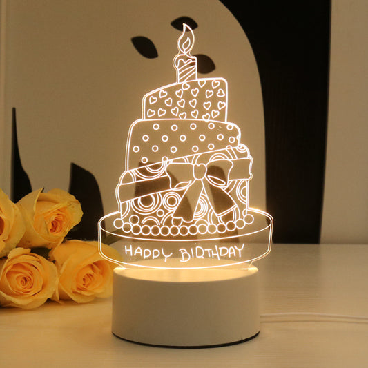 3D Creative Acrylic Lamp