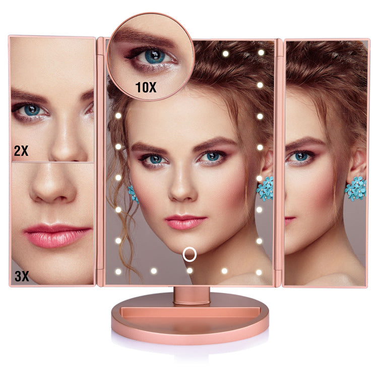 3 Sided Foldable Mirror